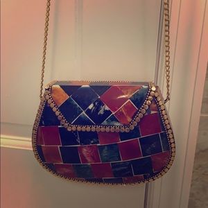 Vintage hard side purse